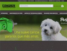Tablet Screenshot of lomarmaquinas.com.ar